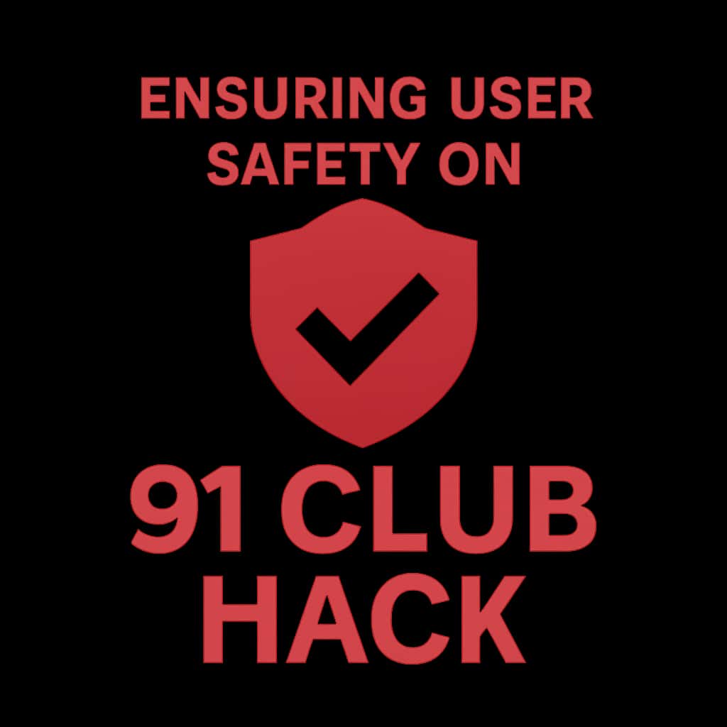 An icon representing user safety guidelines on 91 Club Hack.