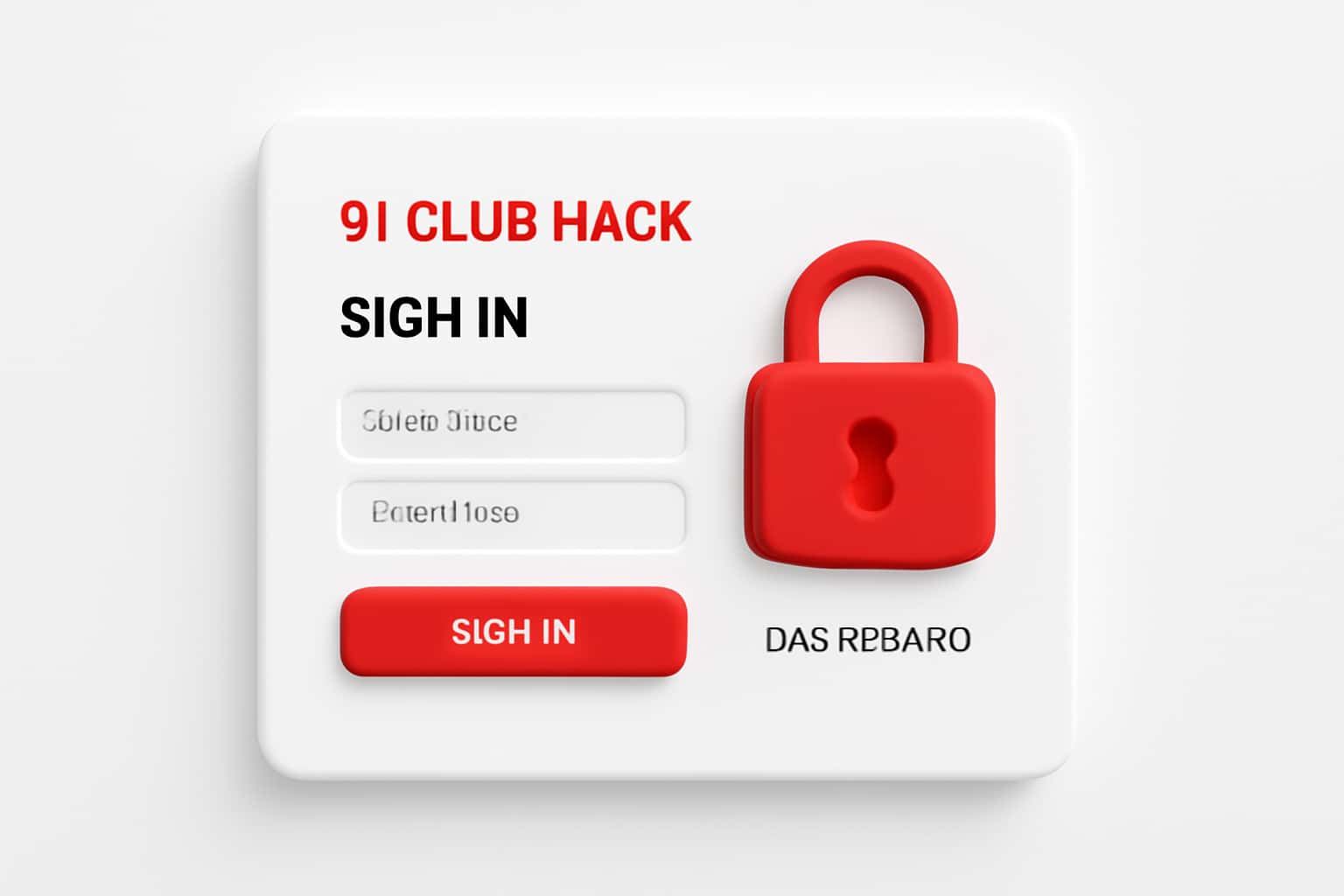 91 Club Hack Sign In & Dashboard Interface