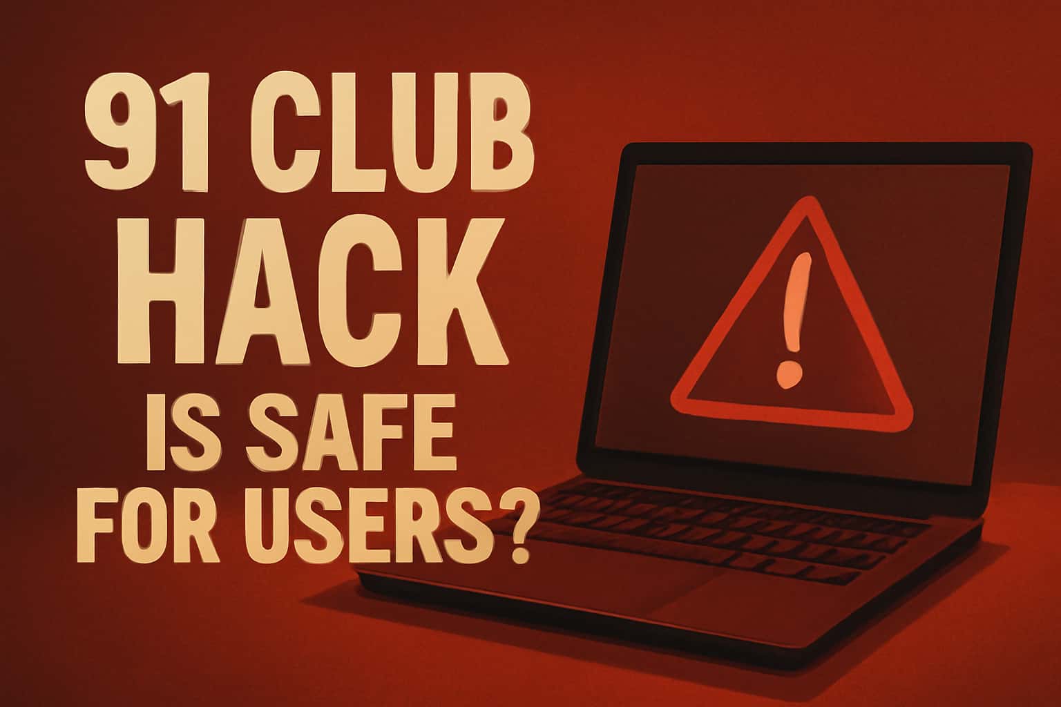 Informational scene on 91 Club Hack user safety