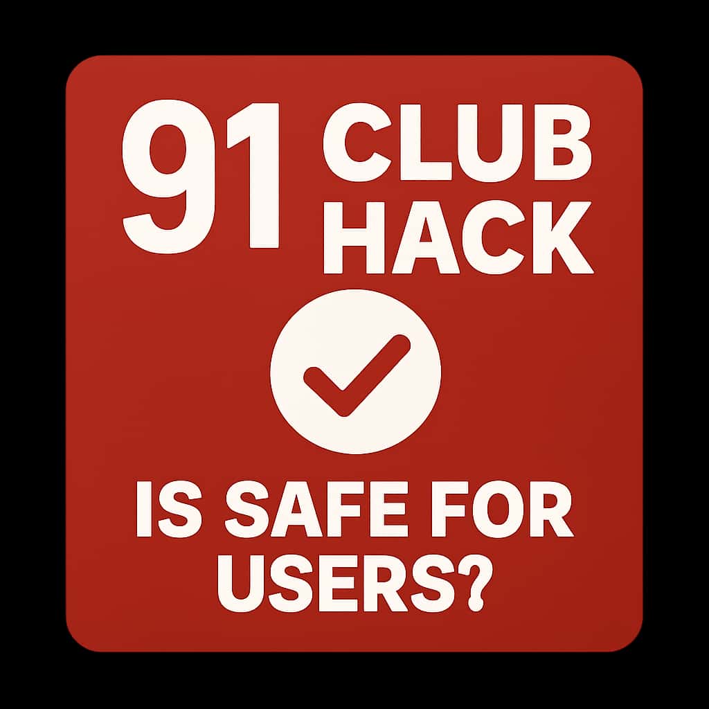 Badge representing 91 Club Hack user safety